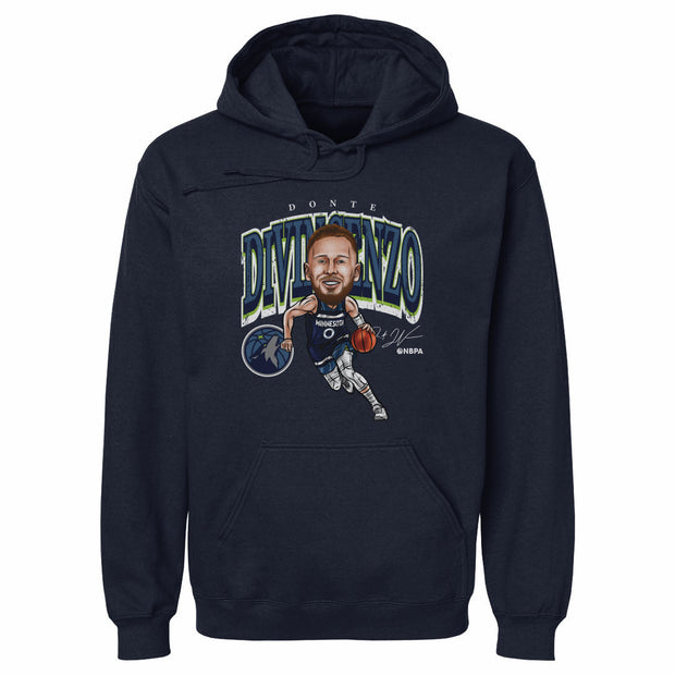 Donte DiVincenzo Minnesota Timberwolves Cartoon NBA WHT