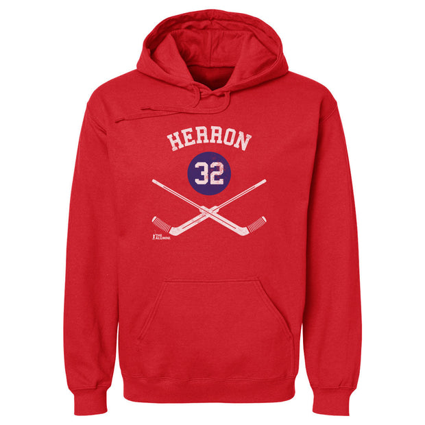 Denis Herron Montreal 32 Goalie Sticks WHT