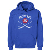 Daniel Bouchard Quebec 35 Goalie Sticks WHT