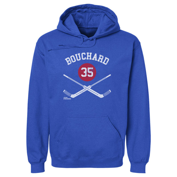 Daniel Bouchard Quebec 35 Goalie Sticks WHT