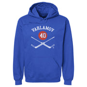 Semyon Varlamov New York I Goalie Sticks WHT