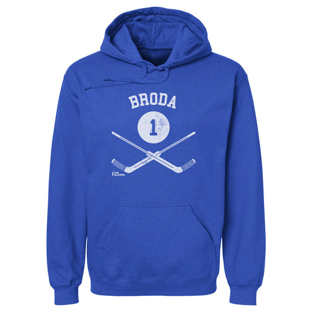 Turk Broda Toronto 1 Goalie Sticks WHT