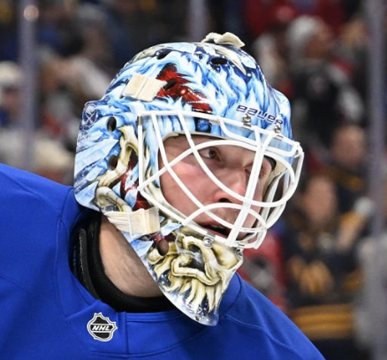 Presale: Ukko-Pekka Luukkonen Goalie Mask Unsigned 2026 Buffalo Tribute