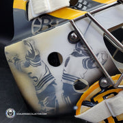 Ullmark & Swayman Goalie Mask Unsigned 2022-2023 Boston Winter Classic Tribute