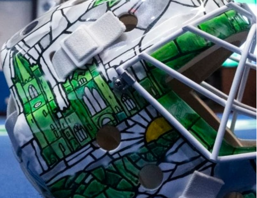 Presale: Joseph Woll Goalie Mask Signed 2024 St-Pats Toronto Tribute Signature Edition Autographed