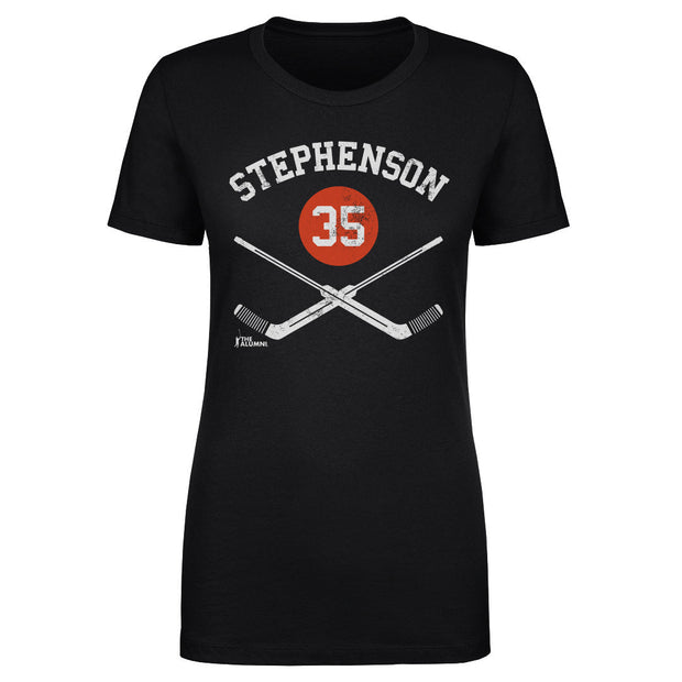Wayne Stephenson Philadelphia 35 Goalie Sticks WHT