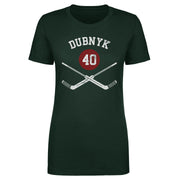 Devan Dubnyk Minnesota Goalie Sticks WHT