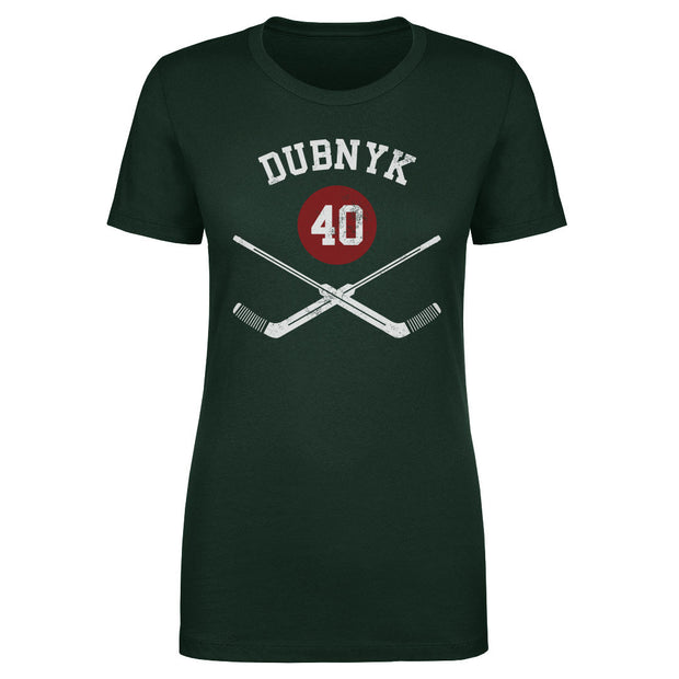 Devan Dubnyk Minnesota Goalie Sticks WHT