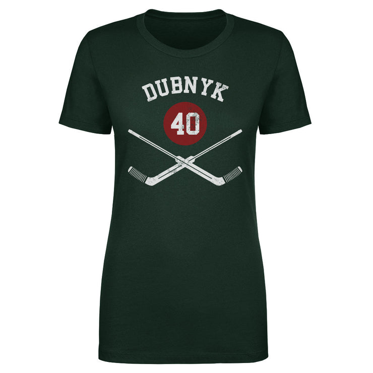 Devan Dubnyk Minnesota Goalie Sticks WHT