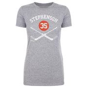Wayne Stephenson Philadelphia 35 Goalie Sticks WHT