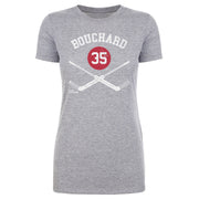 Daniel Bouchard Quebec 35 Goalie Sticks WHT