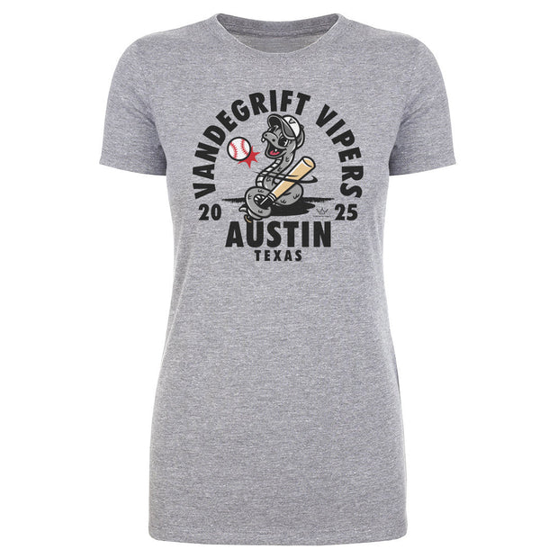 Crown Trio Vandegrift High School Baseball Mascot Snake WHT