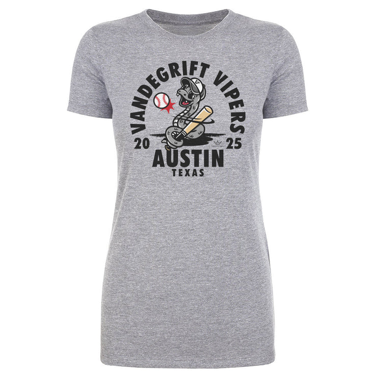 Crown Trio Vandegrift High School Baseball Mascot Snake WHT