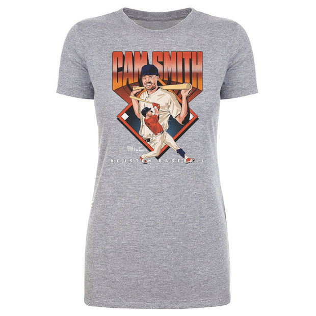 Cam Smith Houston Baseball Diamond WHT