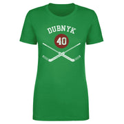 Devan Dubnyk Minnesota Goalie Sticks WHT