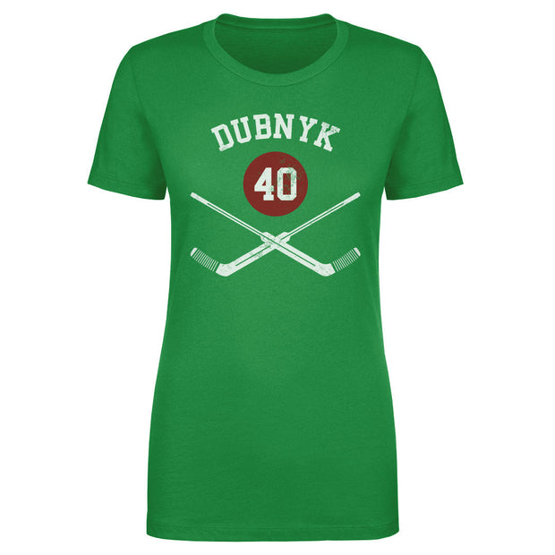 Devan Dubnyk Minnesota Goalie Sticks WHT