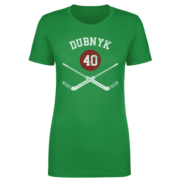 Devan Dubnyk Minnesota Goalie Sticks WHT