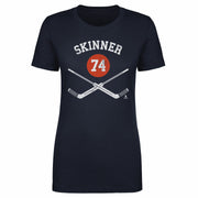 Stuart Skinner Edmonton Goalie Sticks WHT