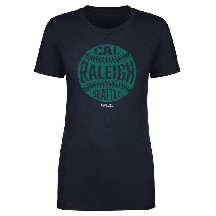 Cal Raleigh Seattle Vintage Baseball WHT
