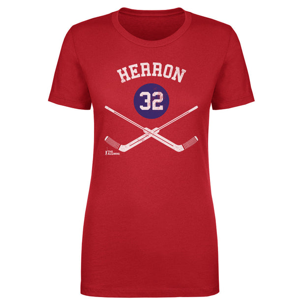 Denis Herron Montreal 32 Goalie Sticks WHT