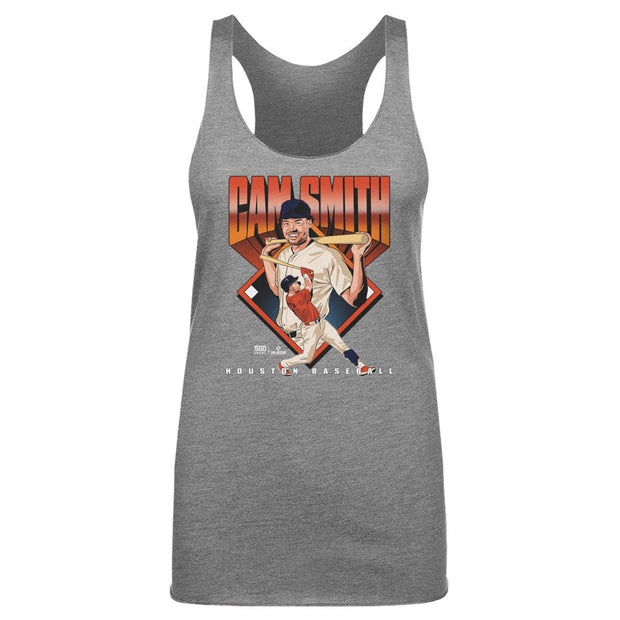 Cam Smith Houston Baseball Diamond WHT