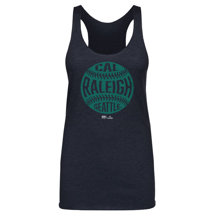 Cal Raleigh Seattle Vintage Baseball WHT