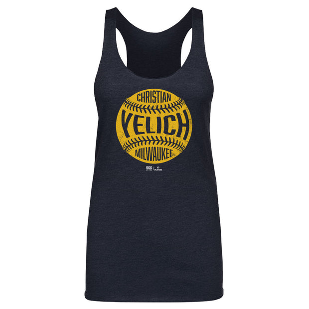 Christian Yelich Milwaukee Vintage Baseball WHT