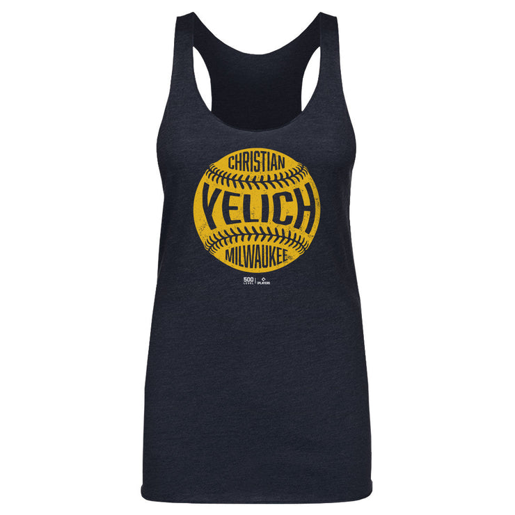 Christian Yelich Milwaukee Vintage Baseball WHT