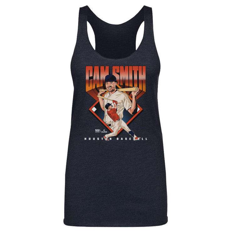 Cam Smith Houston Baseball Diamond WHT