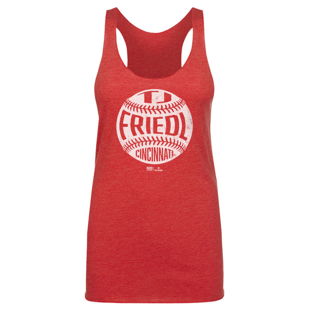 TJ Friedl Cincinnati Vintage Baseball WHT