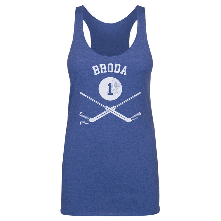 Turk Broda Toronto 1 Goalie Sticks WHT