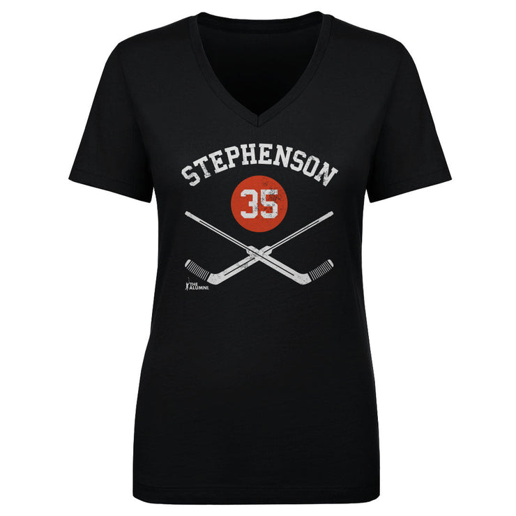 Wayne Stephenson Philadelphia 35 Goalie Sticks WHT