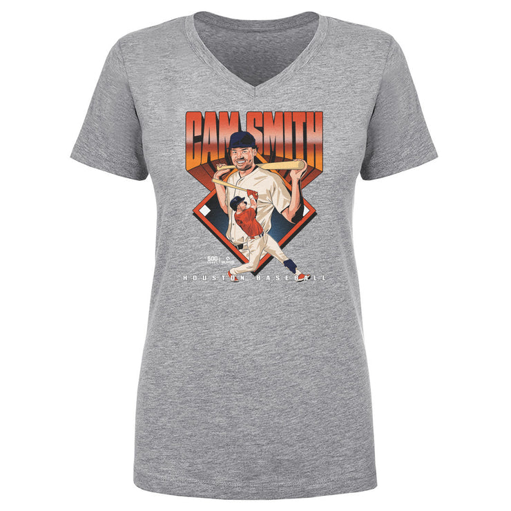 Cam Smith Houston Baseball Diamond WHT