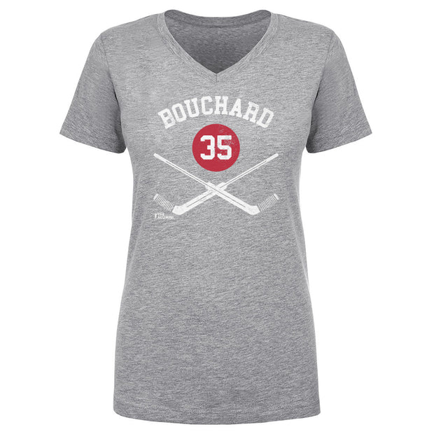 Daniel Bouchard Quebec 35 Goalie Sticks WHT