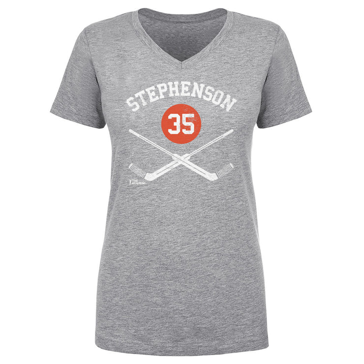 Wayne Stephenson Philadelphia 35 Goalie Sticks WHT