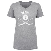 Turk Broda Toronto 1 Goalie Sticks WHT