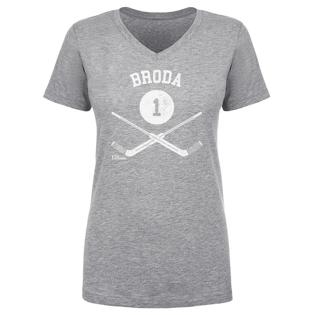 Turk Broda Toronto 1 Goalie Sticks WHT