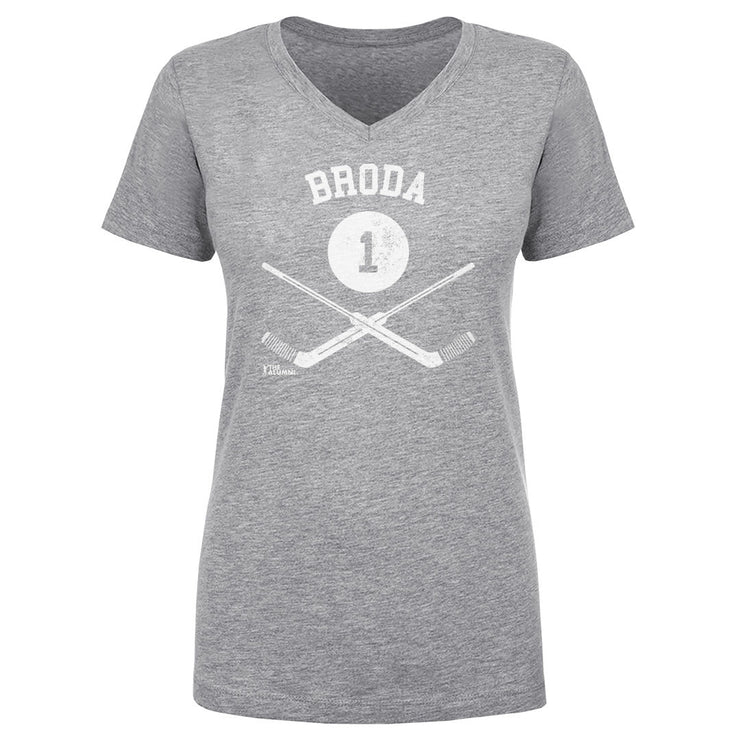 Turk Broda Toronto 1 Goalie Sticks WHT