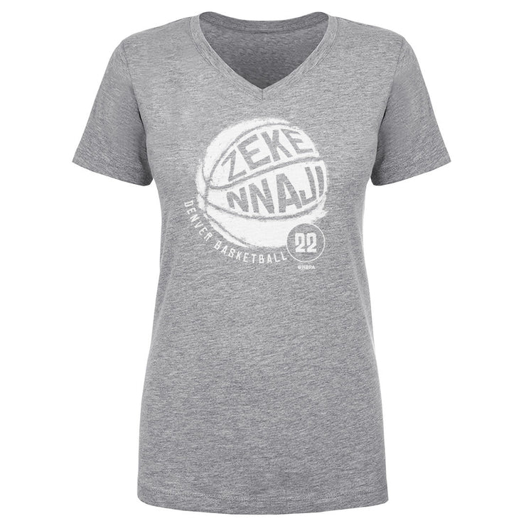 Zeke Nnaji Denver Basketball WHT