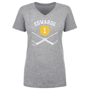 Don Edwards Buffalo 1 Goalie Sticks WHT