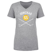 Sergei Gonchar Pittsburgh 55 Sticks WHT