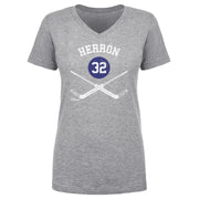 Denis Herron Montreal 32 Goalie Sticks WHT