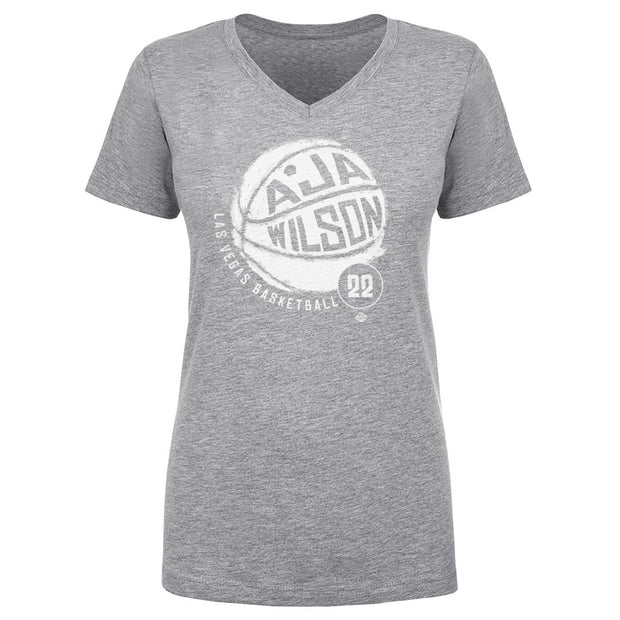 A'ja Wilson Las Vegas Basketball WHT