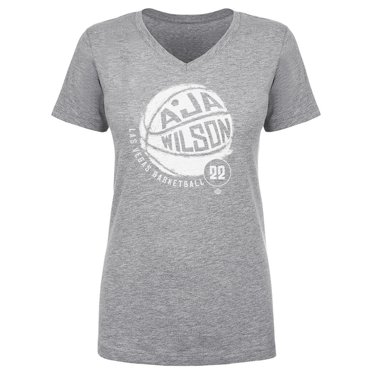 A'ja Wilson Las Vegas Basketball WHT