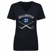 Connor Hellebuyck Winnipeg Goalie Sticks WHT