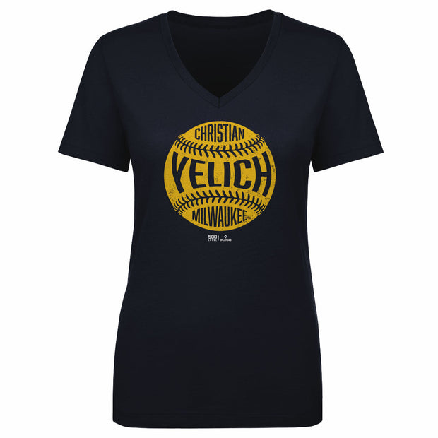 Christian Yelich Milwaukee Vintage Baseball WHT