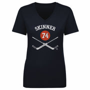 Stuart Skinner Edmonton Goalie Sticks WHT