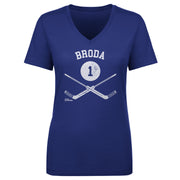 Turk Broda Toronto 1 Goalie Sticks WHT