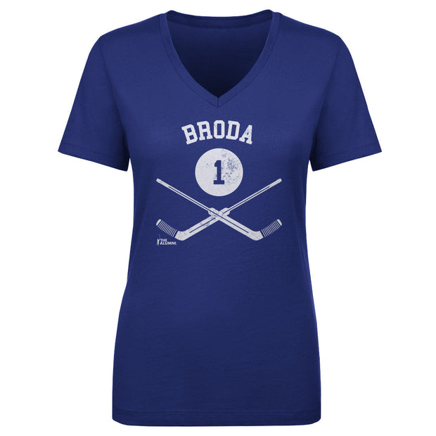 Turk Broda Toronto 1 Goalie Sticks WHT