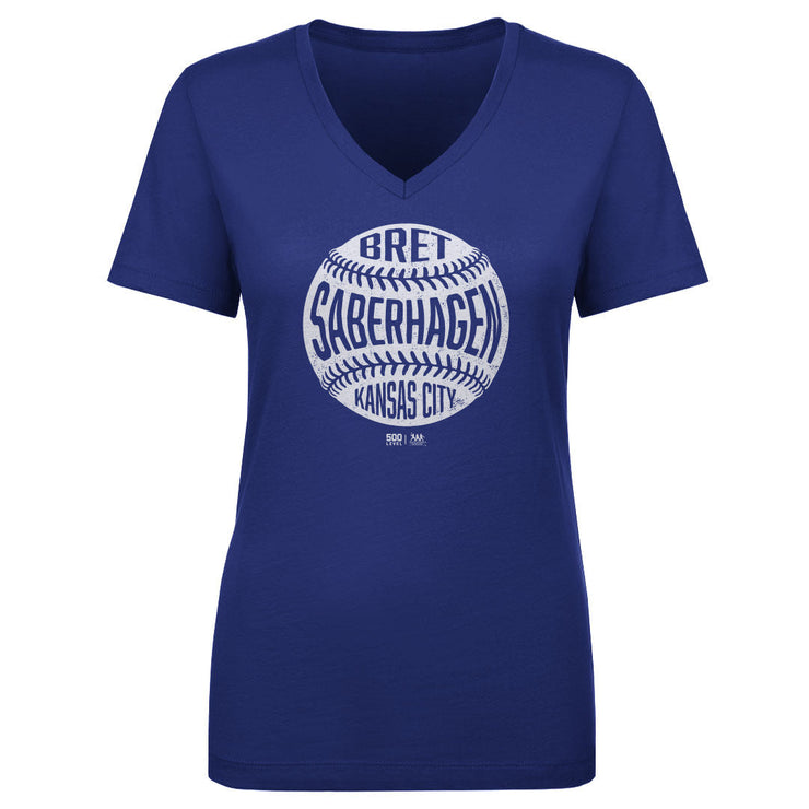 Bret Saberhagen Kansas City Vintage Baseball WHT